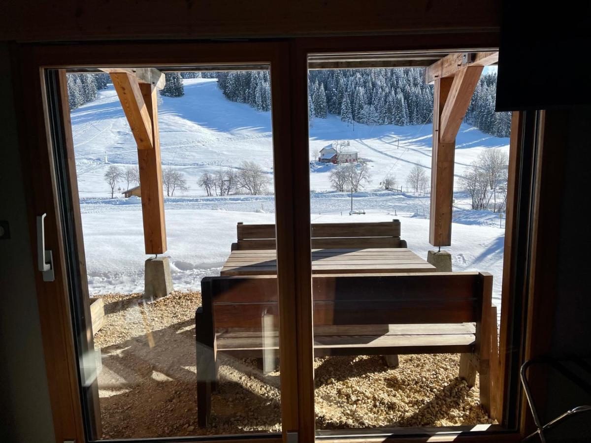 Gite Avec Terrasse Et Belle Vue - Chaletnelda Com Lamoura Exterior photo