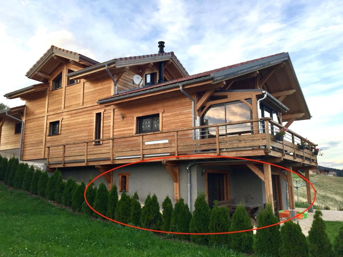 Gite Avec Terrasse Et Belle Vue - Chaletnelda Com Lamoura Exterior photo