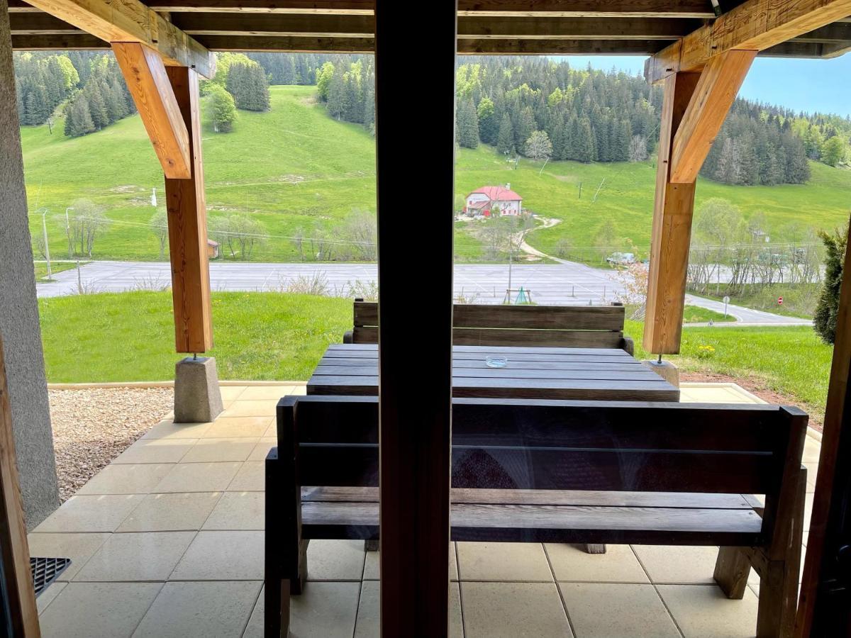 Gite Avec Terrasse Et Belle Vue - Chaletnelda Com Lamoura Exterior photo